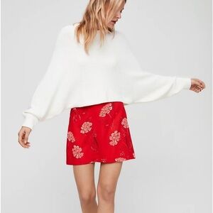 Aritzia Wilfred | XS | Mini Cream Batwing Sweater